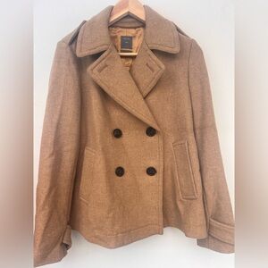 GAP Women's Tan Peacoat